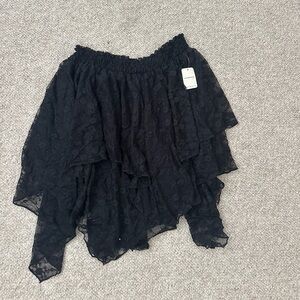 NEW free people black skirt